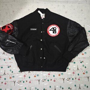 Supreme Black Paneled Jacket